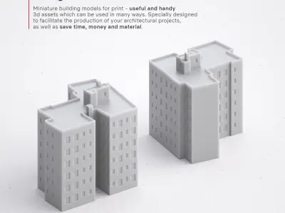 3D Print miniature building RB-US-NY-055 3D print model