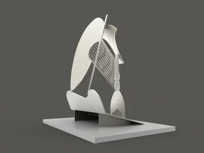 The Chicago Picasso - printable 3D model