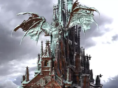 Crypt Keeper Kit bash 3D model