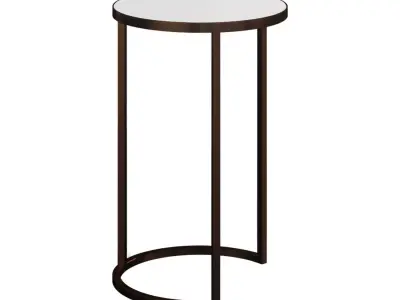 ADDITIONAL TABLE ROUND GRAY II 3D model