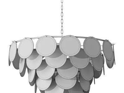 Bettina Murano Chandelier 3D model