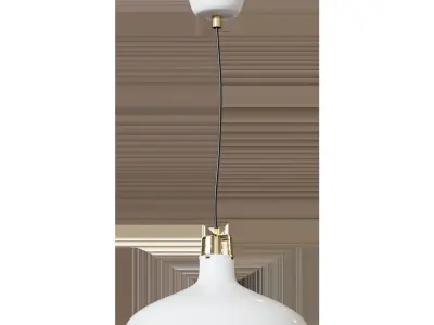RANARP Pendant lamp off white 38 cm 3D model