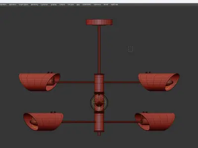  ALDO lamp Low-poly 3D model