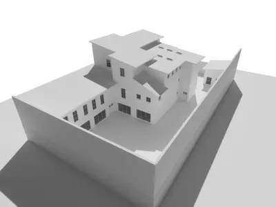 residential house villa 3D model