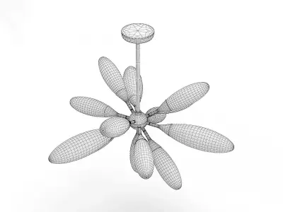 Cordoba Chandelier 39 Inch Ceiling Light 3D model