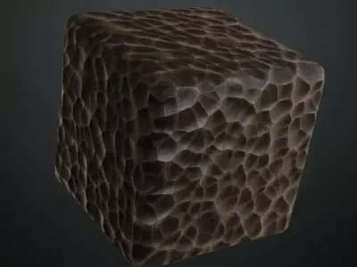 Hand-Carved Dark Wood Texture PBR Seamless Texture