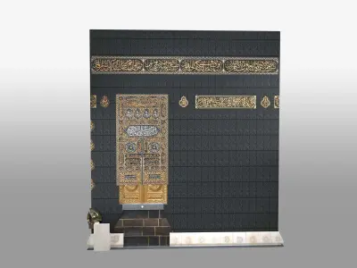 Khanna Kaaba 3D Model Low-poly 3D model