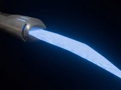 Sci-Fi Navaja Low-poly 3D model