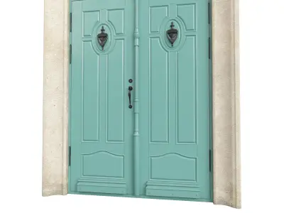 Entrance classic door 68  3D model