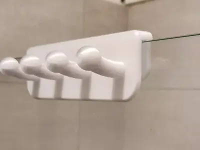 portable towel holder 3D print model