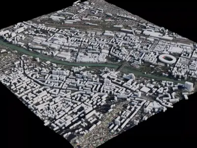 Tbilsi - Georgia 3D model