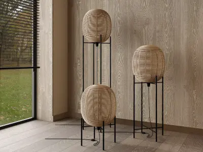 Vincent Sheppard Floor Lamps 3D model 3D model