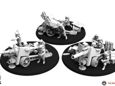 Valour Korps - Support Guns 3D print model