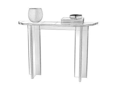 Rhea Console Table 3D model