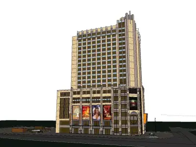 vacation spot-Resort-Fashion Leisure Hotel-0120 3D model