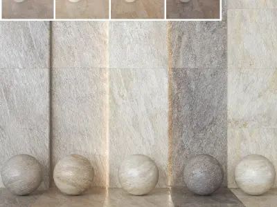 Atlas Concorde Norde Quartzite Effect Tile - Set of 2 Texture