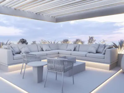 Balcony space 3D model