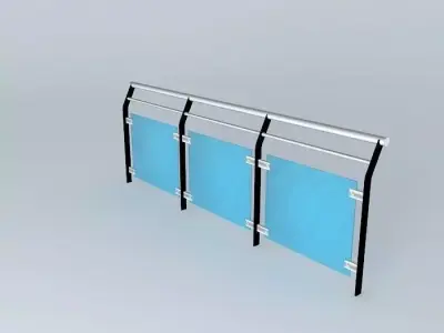 Baranda glazed Free 3D model