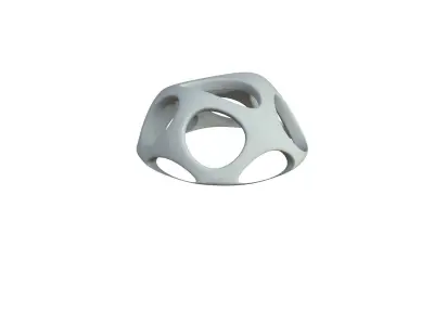 SciFi Cube Object No 52513 Low Poly Shape Low-poly 3D model