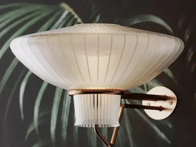 Pair of Large Wall Lamp by Erik Gunnar Asplund 3D model