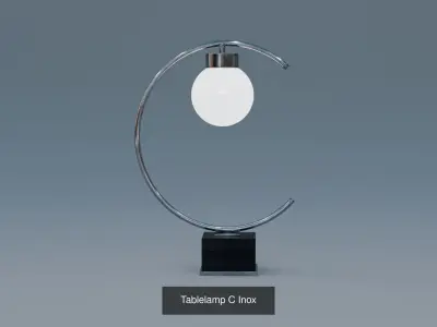 Collection Bedside Lamp Sphere  3D Model Pack