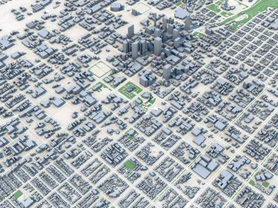 Salt Lake City Utah United States 3D model