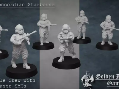 Starborne Vehicle Crew 3D print model