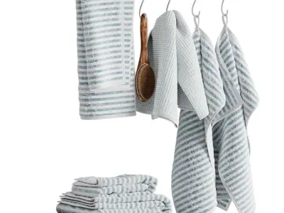 Towels-set4 3D model