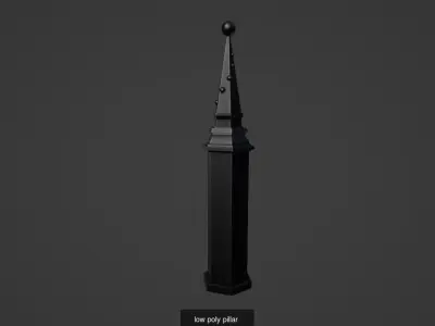 PACK PILLAR -COLUMN 3D MODELS 
