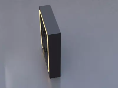 Compact Retail Showcase Low-poly 3D model