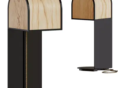 Osca Modern Table Lamp  Low-poly 3D model