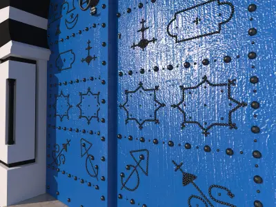 Tunisian door 3D model
