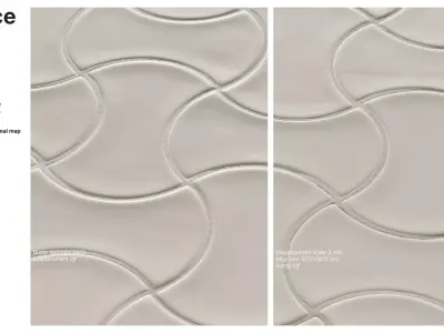 Hourglass Tiles in Straight Set Layout Texture