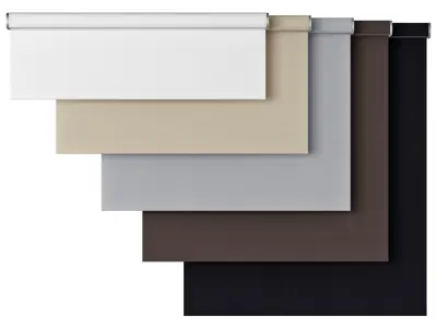 Roller Blind 104 Select Blinds Classic Fabric Light Filtering 3D model