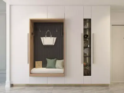 Entrance closet 3D model