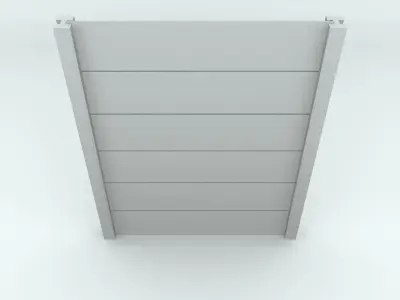 Vibracrete Fence 3D model