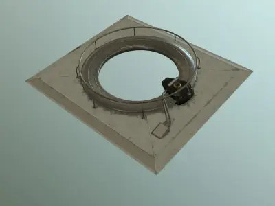 sciFi Air lock A 3D model