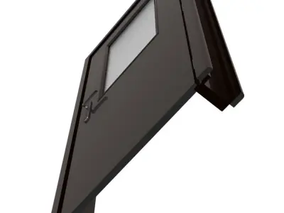 Plastic door 02 3D model