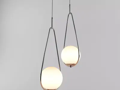 Modern ceiling light 3D model purchase