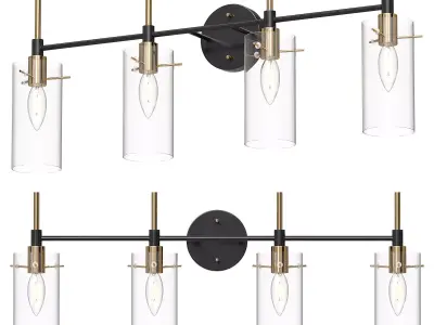 Marrie 4 Vanity Light 3D model