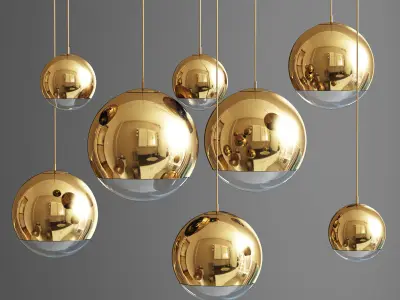 Mirror Pendant 3D model