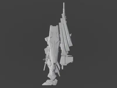 Nu gundam RX-93 3D model