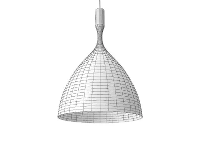 Metal Ceiling Chandelier 3D model