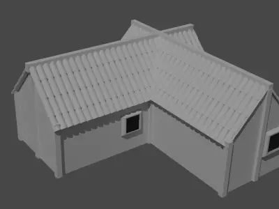 Indian hut 3D model