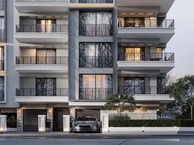 with modern design Apartment project 3D model