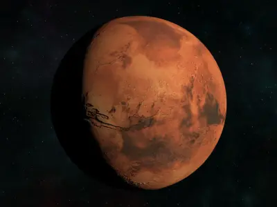 Mars - High Poly Sculpted Model 3D model