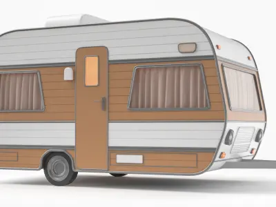  Caravan 3D Model 