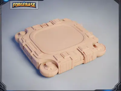 Base SciFi 01 3D print model
