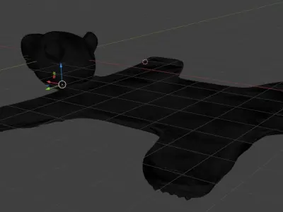 Bear carpet 3D model