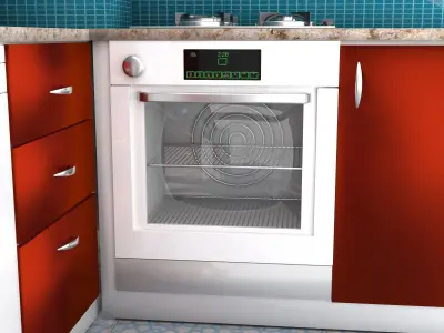 Modern Kitchen 4K 3D model